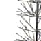 6ft. Pre-Lit Brown Artificial Christmas Tree with LED Clear Icicle Lights